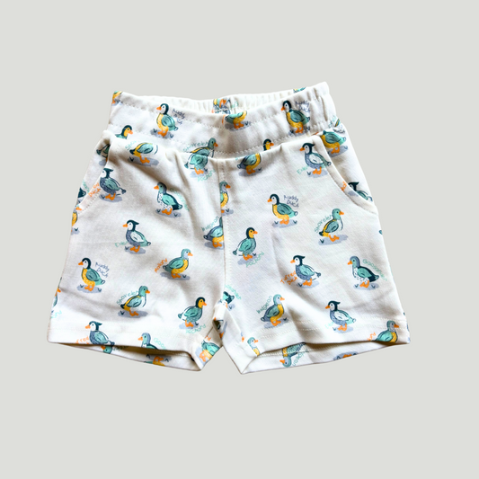 Shorts for Babies with duck print  | 100% COTTON | Mango Minis