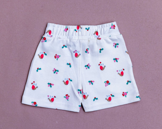 Shorts for Babies with Snail Print  | 100% COTTON | Mango Minis