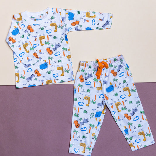 Co-ord Sets for Babies with Jungle Print | 100% COTTON | Mango Minis